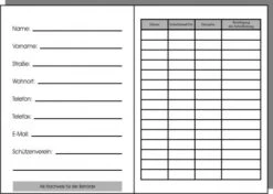 Schießbuch A6 32 Seiten