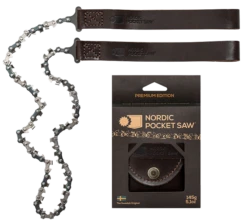 Nordic Pocket Saw Premium Leather Version - Nordische Taschensäge