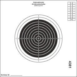 Armbrustscheibe International