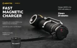 Armytek Wizard C2 - Multifunktionslampe 2 In 1 - Kaltweiß 1200 Lumen LED Taschenlampe -Trangia Shop 61EdtusermL AC SL1200