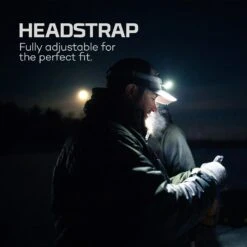 Nebo Mycro 500+ Stirnlampe Wiederaufladbar -Trangia Shop NEB HLP 1005 Mycro 500 Plus Headlamp Web Graphic Headstrap 1800x1800