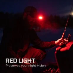 Nebo Mycro 500+ Stirnlampe Wiederaufladbar -Trangia Shop NEB HLP 1005 Mycro 500 Plus Headlamp Web Graphic Red COB 1800x1800