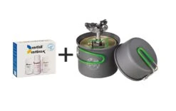 Optimus Crux Lite Solo Kochsystem Set Mit CertiBox 100